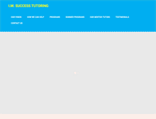 Tablet Screenshot of imsuccesstutoring.com